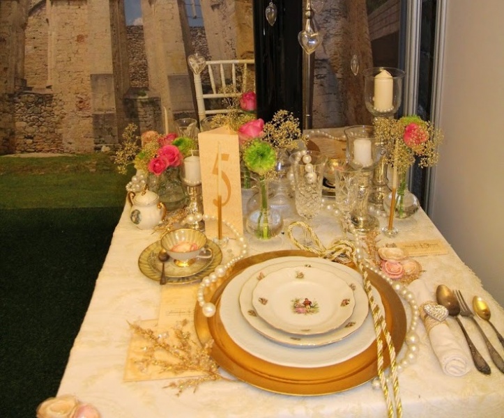 poročna dekoracija, pogrinjek, miza, trend 2015