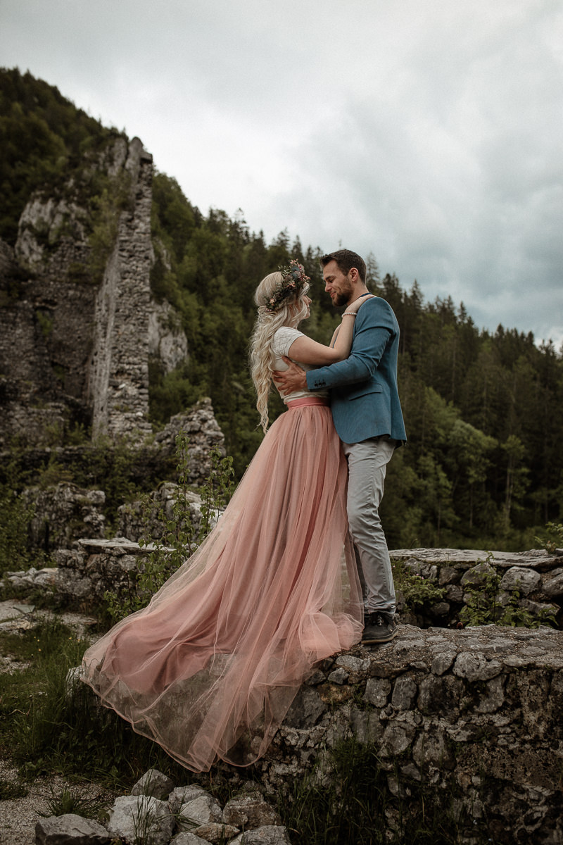 romantične fotografije na Gradu Kamen