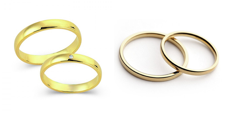 Klasični poročni prstan