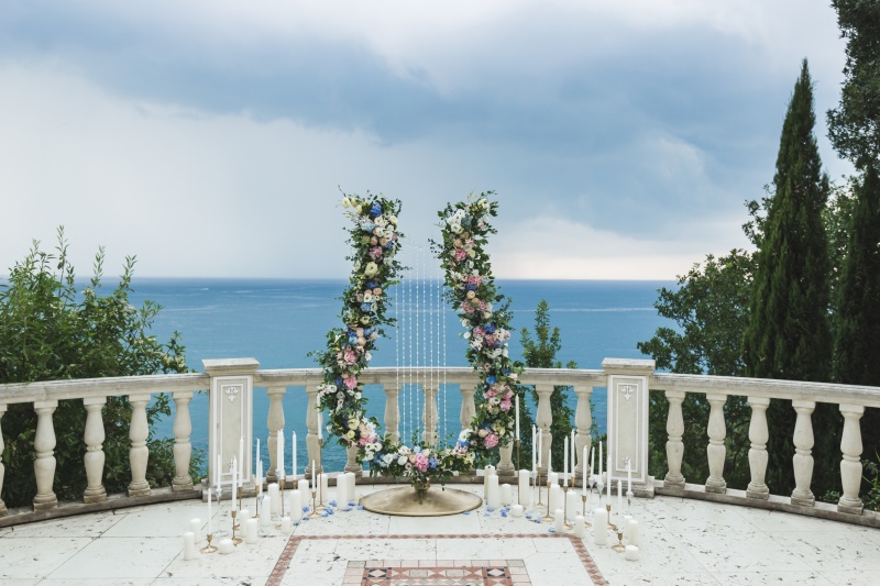 Poročni obok, poročna dekoracija, ideje za poroko