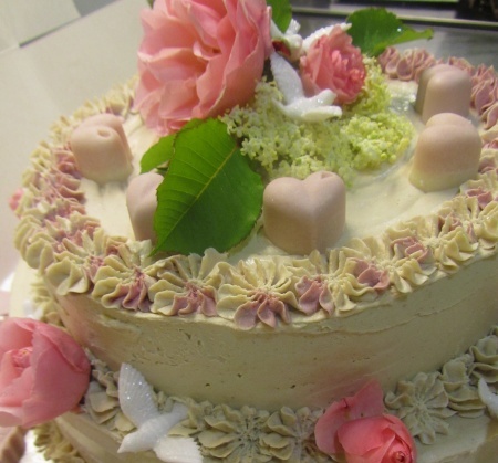 poročna torta, presna torta, veganska torta