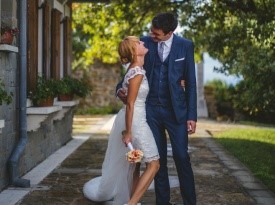 poroka, zaobljuba, poročni par, poročna obleka, poročni šopek