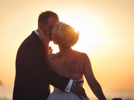 Poročno fotografiranje, poročna fotografija, morska poroka, poroka ob morju.