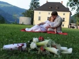 Dvorec Bukovje, poroka, poroka na dvorcu, poroka na Koroškem