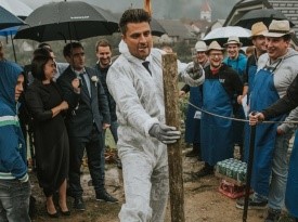 Poroka Jasmina in Aleksandar, Goran VK Wedding, Sanjska obleka, Zaobljuba.si