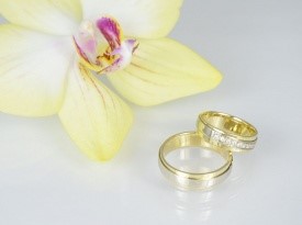 Poročni prstan, poročna prstana, rumeno zlato, kombinacija rumenega in belega zlata, belo zlato.