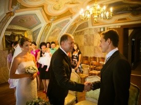 poroka, zaobljuba, poročni par, družina