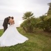 Poročno fotografiranje na obali, morska poroka.
